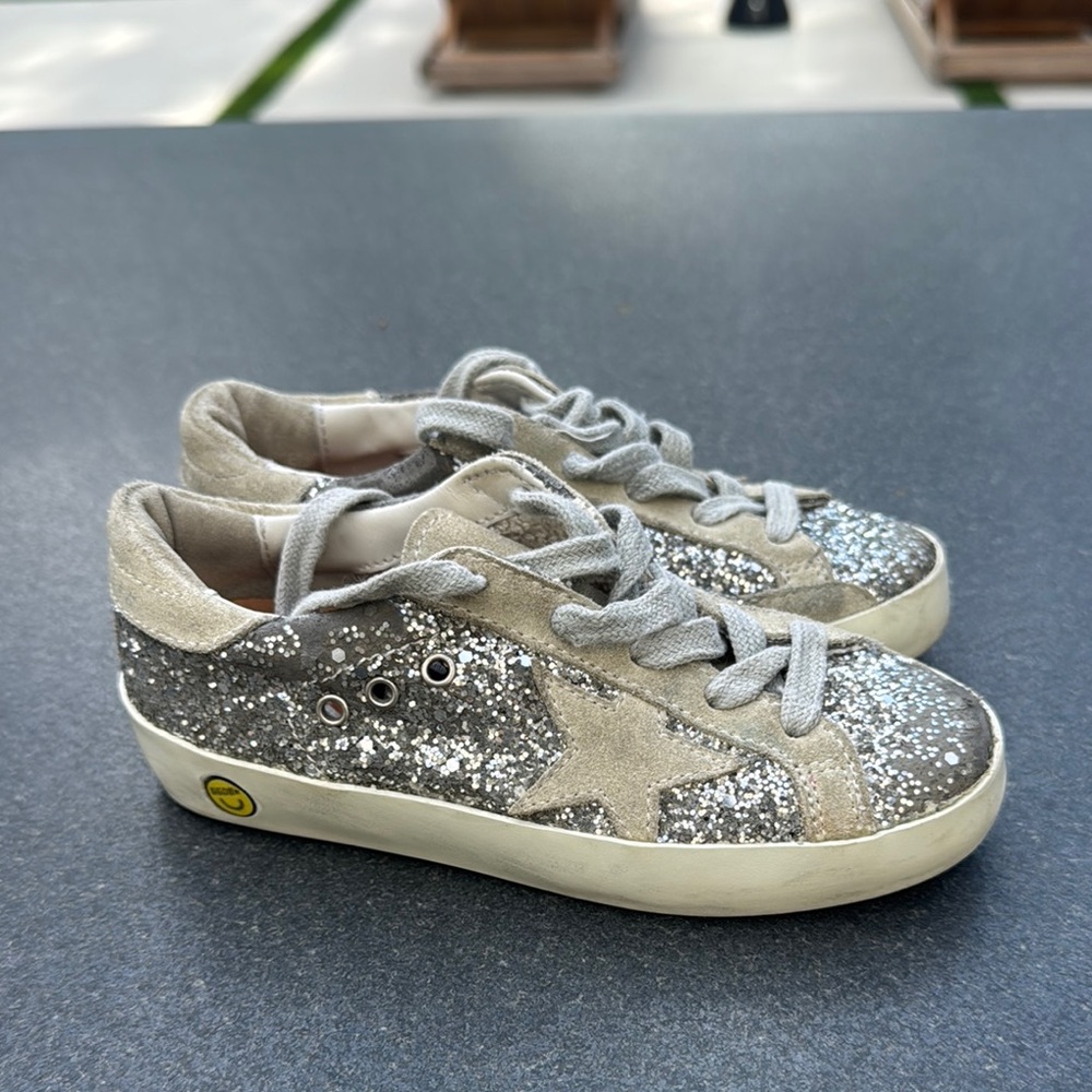 Golden Goose Kids Sneakers - Silver and Gray
